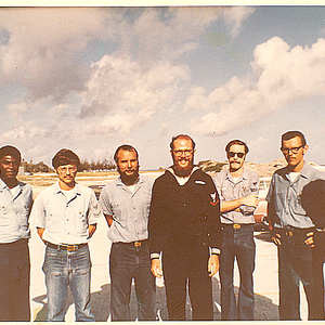 NAVFAC Guam Maint Division 3/72 Jarvis Kunkle Dreschler Geib Mauras Daldine Pugh