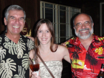 Jim Donovan, Bob Eller and daughter Marina Eller