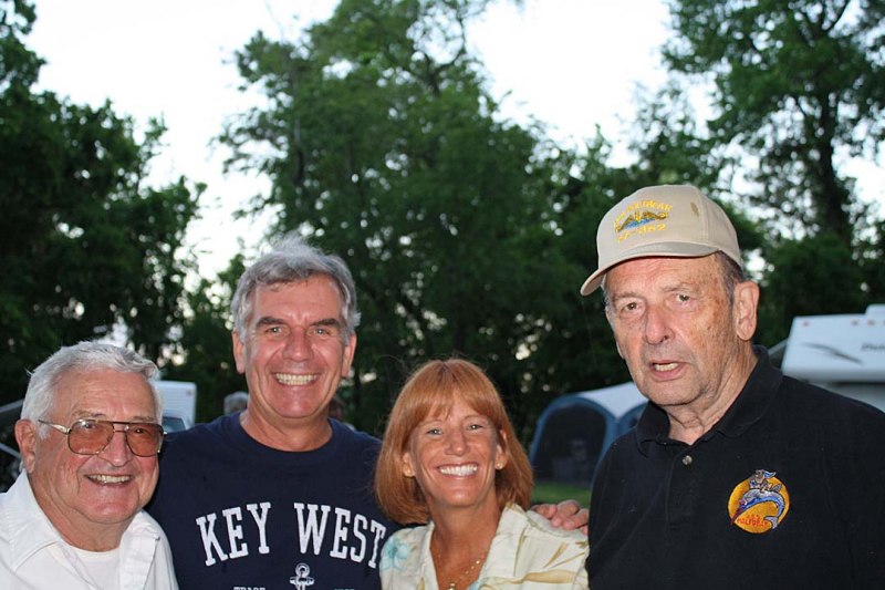 Ed Smock, Jim and Kathy Donovan, and Doug Simon - 2011