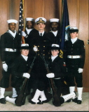Navy Ball color Guard 1987