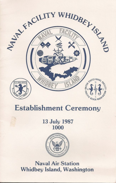 Establishing Ceremony Program 1987
