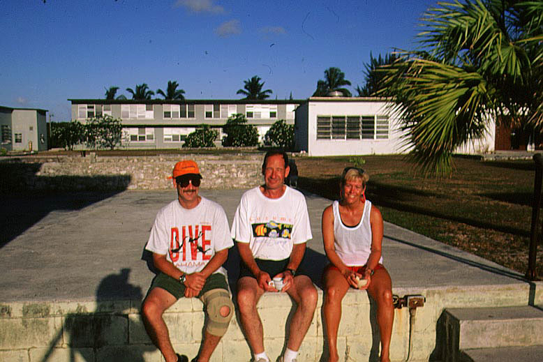 Old Theater Slab showing Barracks and Laundry