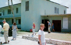 Entrance to the NAVFAC San Sal Barracks, 2001
