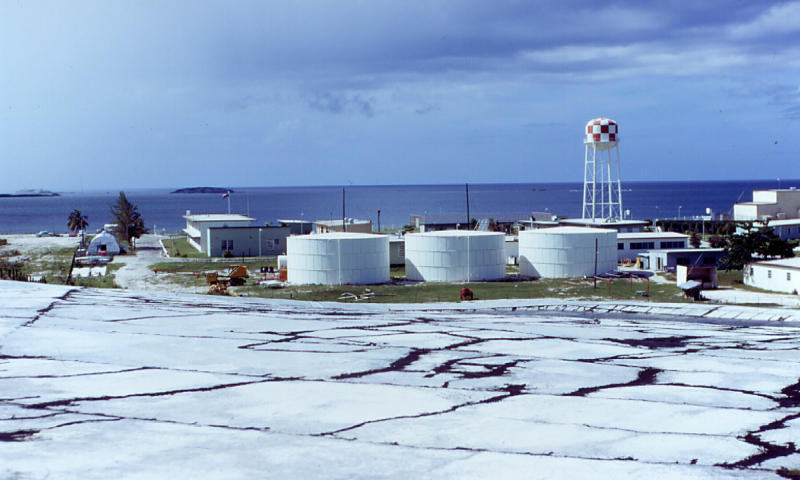 NAVFAC San Salvador, 1967 View from catchment