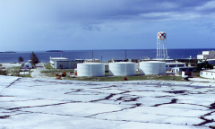 NAVFAC San Salvador, 1967 View from catchment