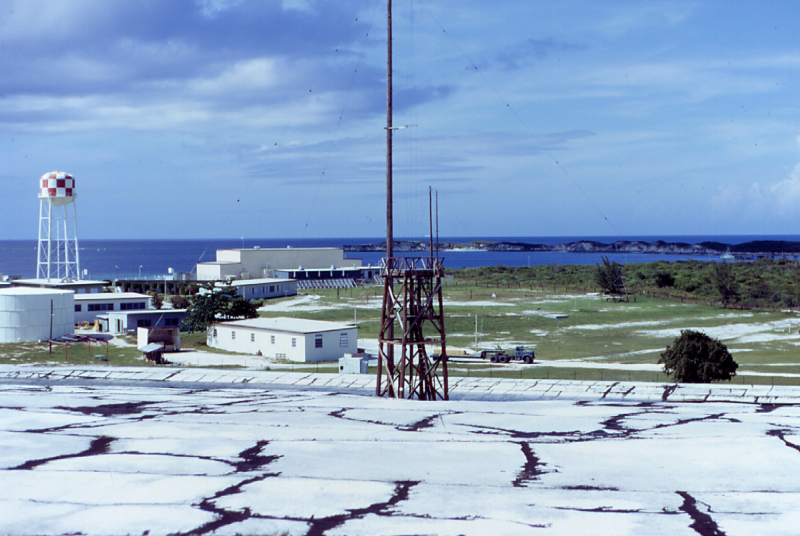 NAVFAC San Salvador, 1967 View 2 from catchment
