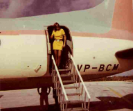 BahamaMomma, 1969. Referring to the plane, of course!  Alternative transport from San Sal.