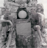 At the Columbus Monument SanSal 1955