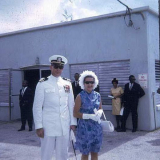 Barbados, Change of Command, Lcdr Cash & Wife Bertha