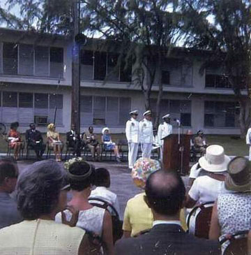 Barbados, Change of Command, Lcdr Hacker,  address