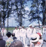 Barbados, Change of Command, Inspecting the crew