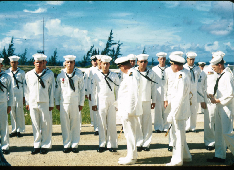 NavFac Barbados 1958 - Change of Command