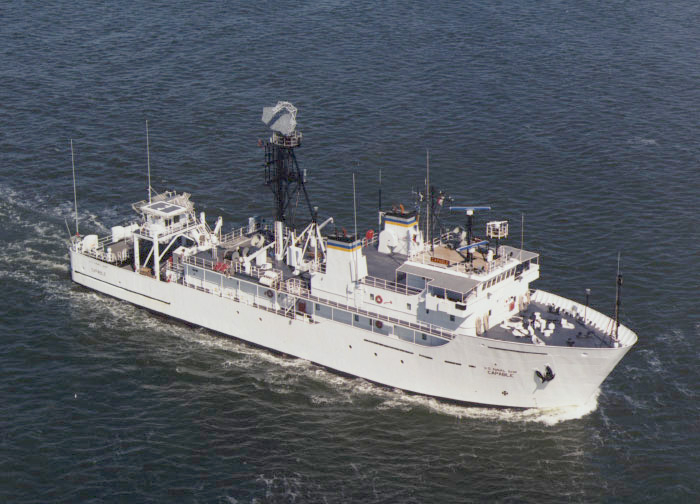 USNS CAPABLE  T-AGOS-16,  SURTASS SHIP