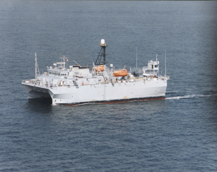 USNS EFFECTIVE  T-AGOS-21,  SURTASS SHIP