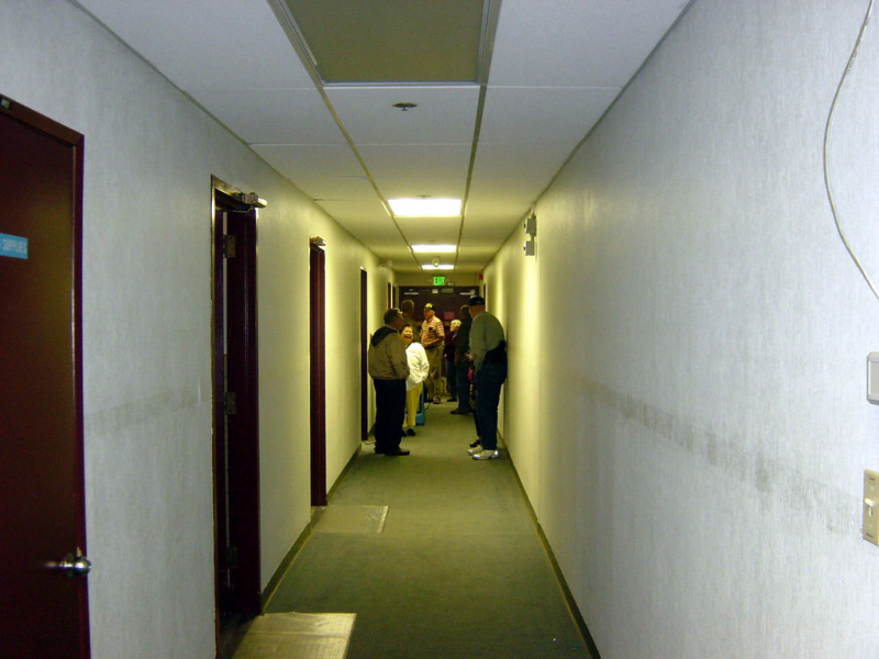 PacBeach T-bldg main passageway to the display room, 2010 reunion