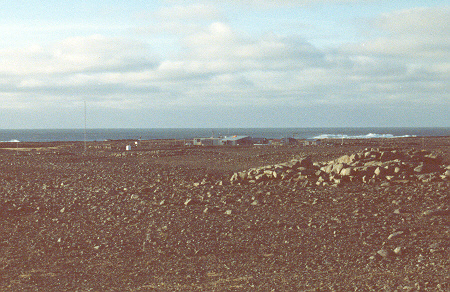 NAVFAC Kef long distance shot from the rock field circa 1987