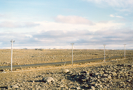 NAFAC road looking back towars upper base circa 1987