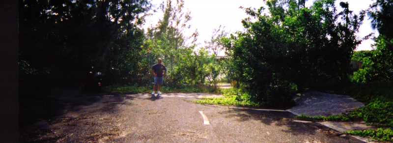 NAVFAC Front Gate (overgrowth) 2002
