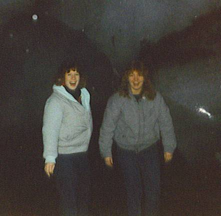 Dodie and Me at Gulfoss - Iceland
