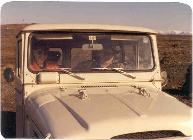 Ken Davis - Tim Bevins - Photo by Barry Pratt Fishing Keflavik, Iceland 1977