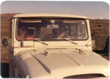 Ken Davis - Tim Bevins - Photo by Barry Pratt Fishing Keflavik, Iceland 1977