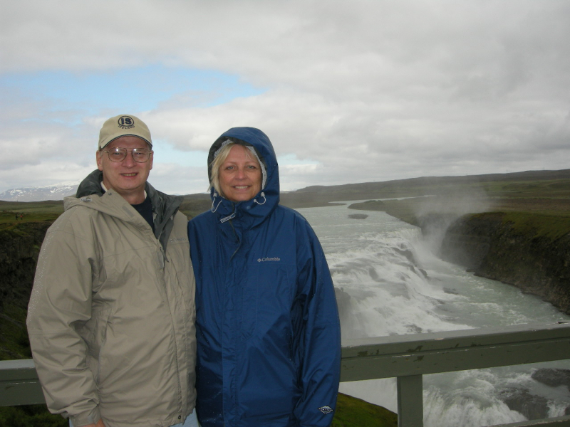 Bill & JoAnne Turner at Gullfoss 21JUN09
