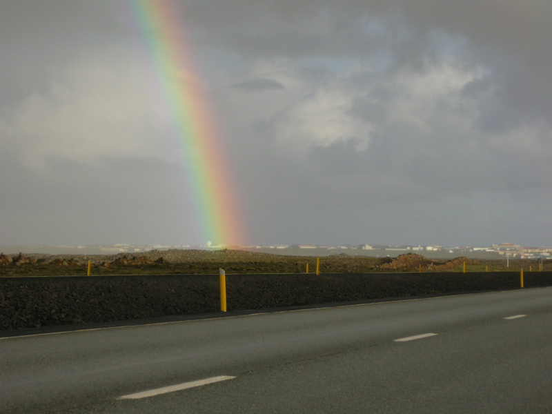 Rainbow over NAS Keflavik 22JUN09
