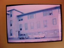 The rear of the NavFac Keflavik barracks '64