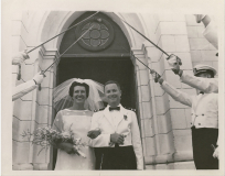 Lcdr Baker & Ronnie wed 4/29/1967 Antigua