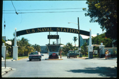 Naval Base Main Gate - July 1969
