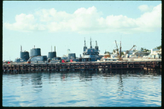 Diesel Subs Docked at piers - July 1969