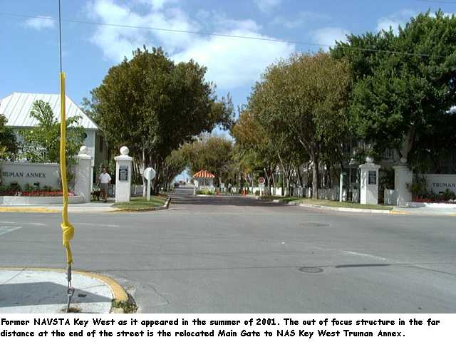 2001 VIEW OF NAVSTA KEY WEST MAIN GATE