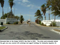 RELOCATED GATE TO FORMER NAVSTA KEY WEST