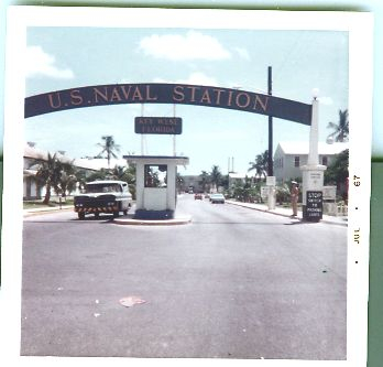 Gate to Key West Sonar School (1968)   (Jack Mueller)