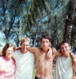 Pam Myer, Randy, Ray Martin, Alan Chew, 1975