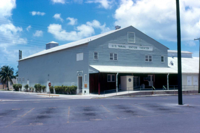 Key West Naval Base theater - July 1971  Photo by Michael Hein