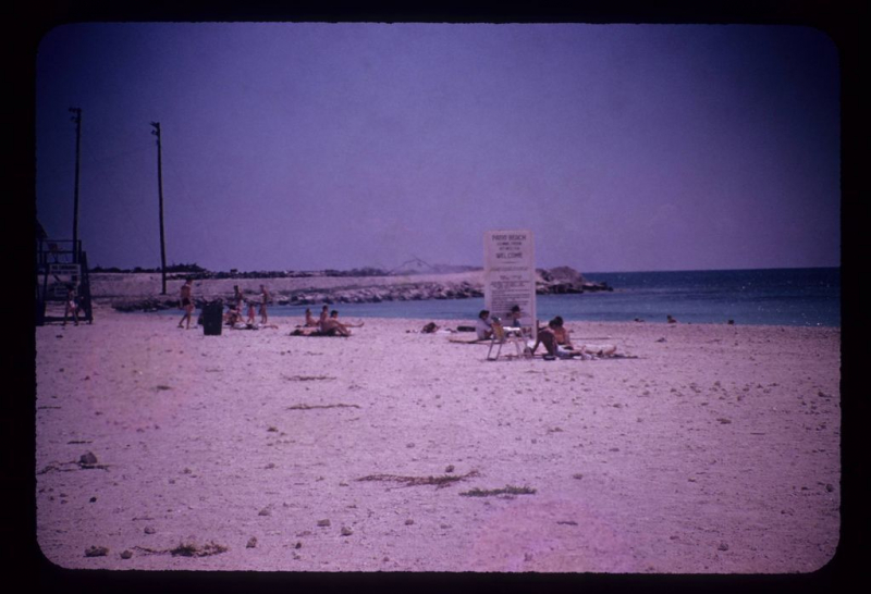 Patio Beach NavSta KWest 1957