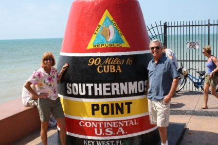Jim and Kathy Donovan - return to Key West - 28 Mar 2011