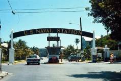 Old photo of Key West main gate