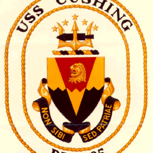 USS CUSHING (DD-985) SHIP'S EMBLEM