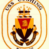 USS CUSHING (DD-985) SHIP'S EMBLEM