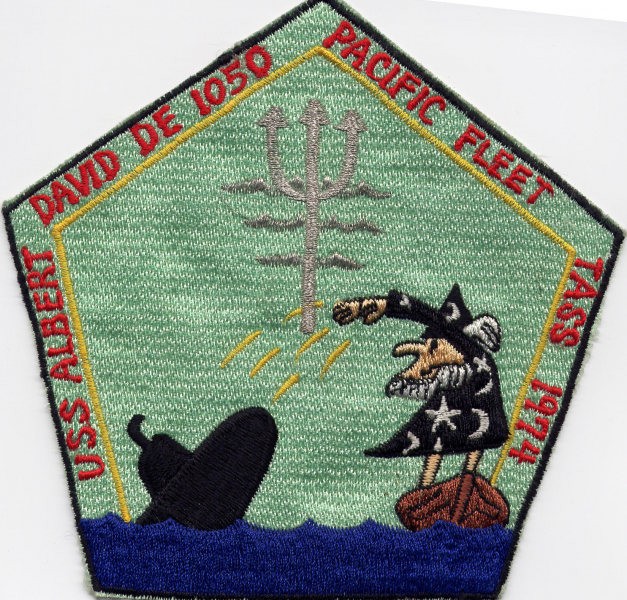 USS ALBERT DAVID TASS Patch 1974