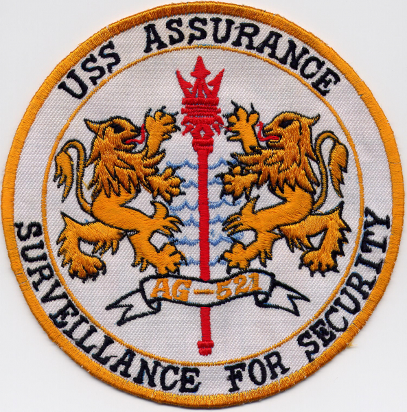 USS ASSURANCE (AG-521) TASS Ship's Patch