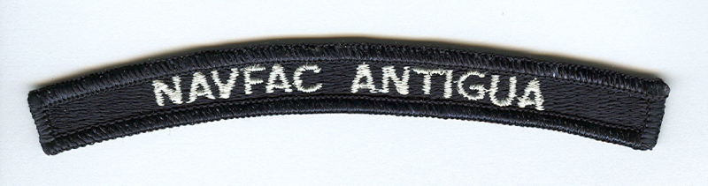 NAVFAC Antigua Arm Patch
