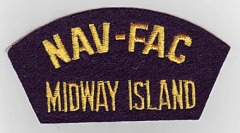 Ball Cap Insignia navfac midway island