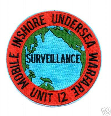 US NAVY MIUW 12 Mobile Inshore Undersea Warfare Patch