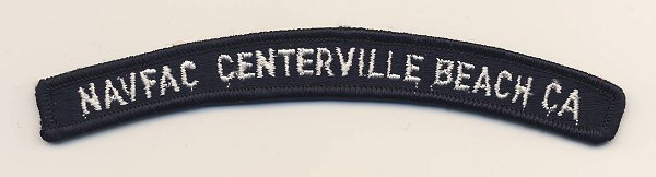 NAVFAC Centerville Beach Shoulder Patch