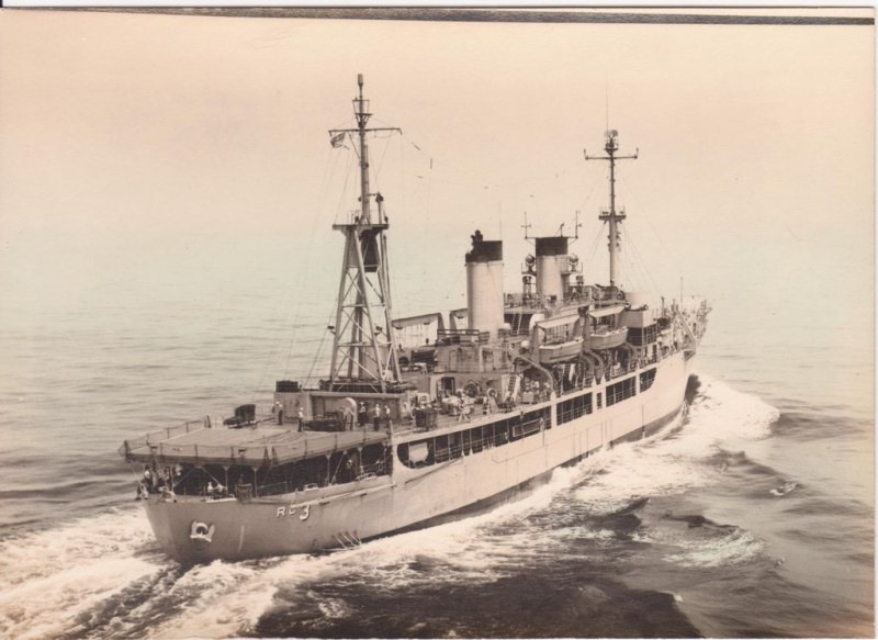 USS AEOLUS (ARC 3) Stbd Qtr view