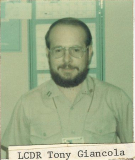 LCDR Tony Giancola COSL Staff CE Jan 1975 - 1978