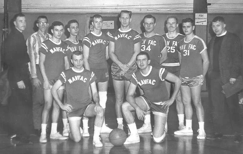 NavFac Arg Basketball team - 1966